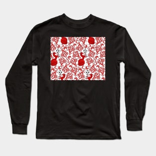 Fox with football Long Sleeve T-Shirt